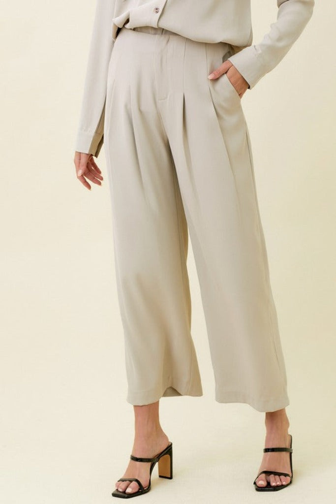 Look Around Pants- Taupe