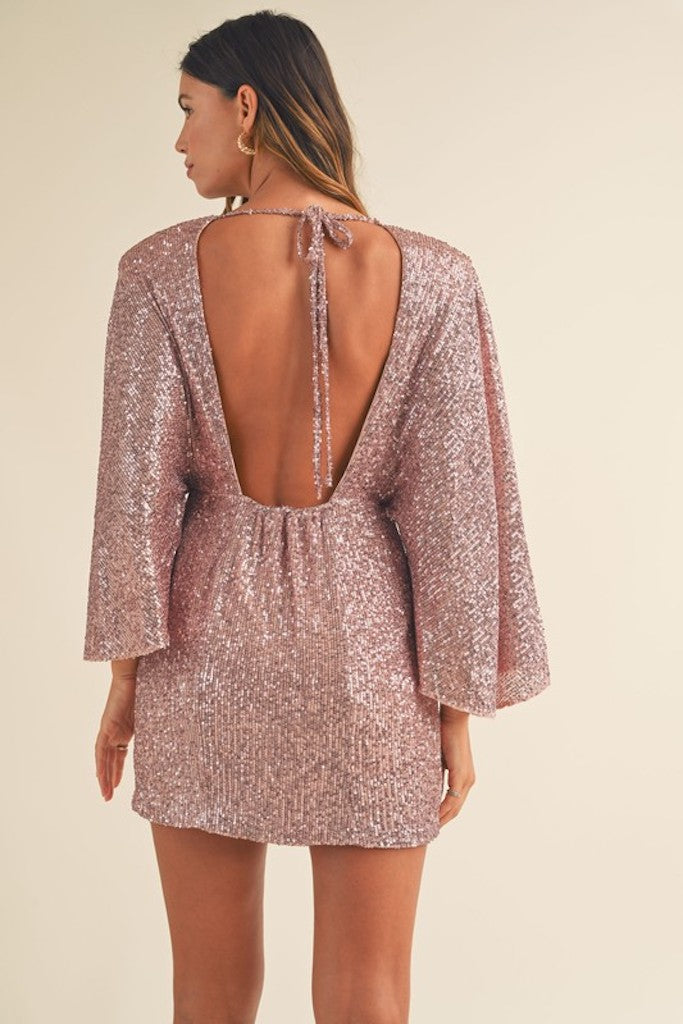 Brown Eyed Girl Dress- Mauve