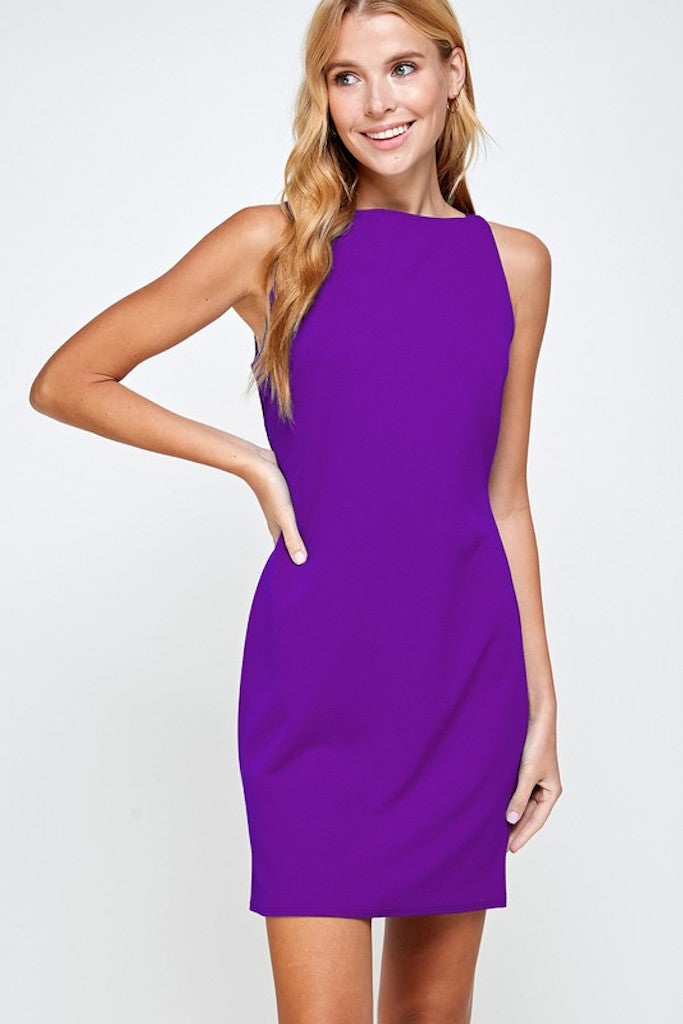 Make It Happen Dress - Purple