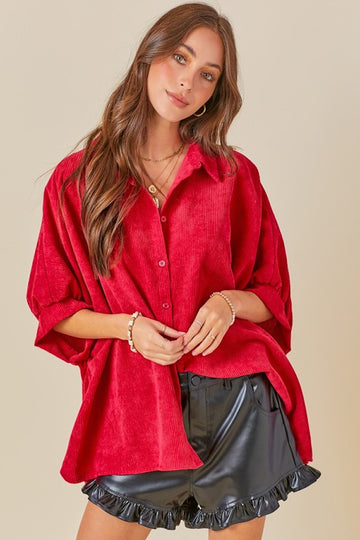 Same Old Love Top- Red