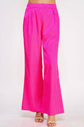 Bring Me Along Flare Pants- Hot Pink