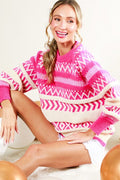 Too Kind Sweater- Pink