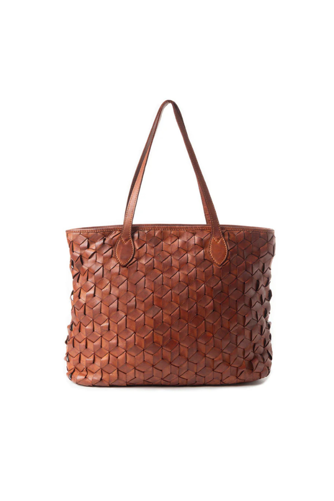Myra Aqua Prism Market Tote Bag