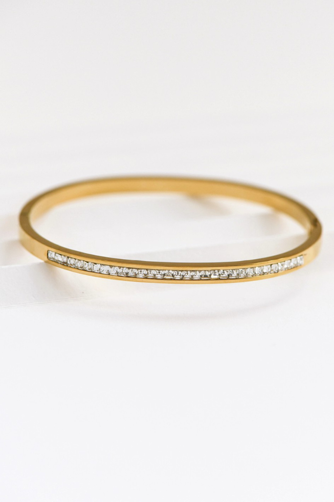 Sable Bangle Bracelet - Gold