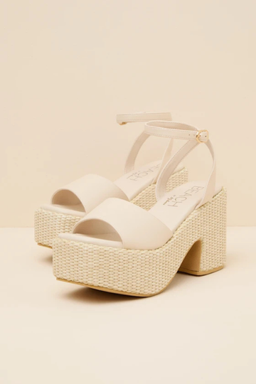 Matisse Arden Platform Sandal - Ivory