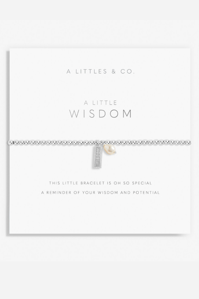 A Little &#039;Wisdom&#039; Bracelet- SIlver