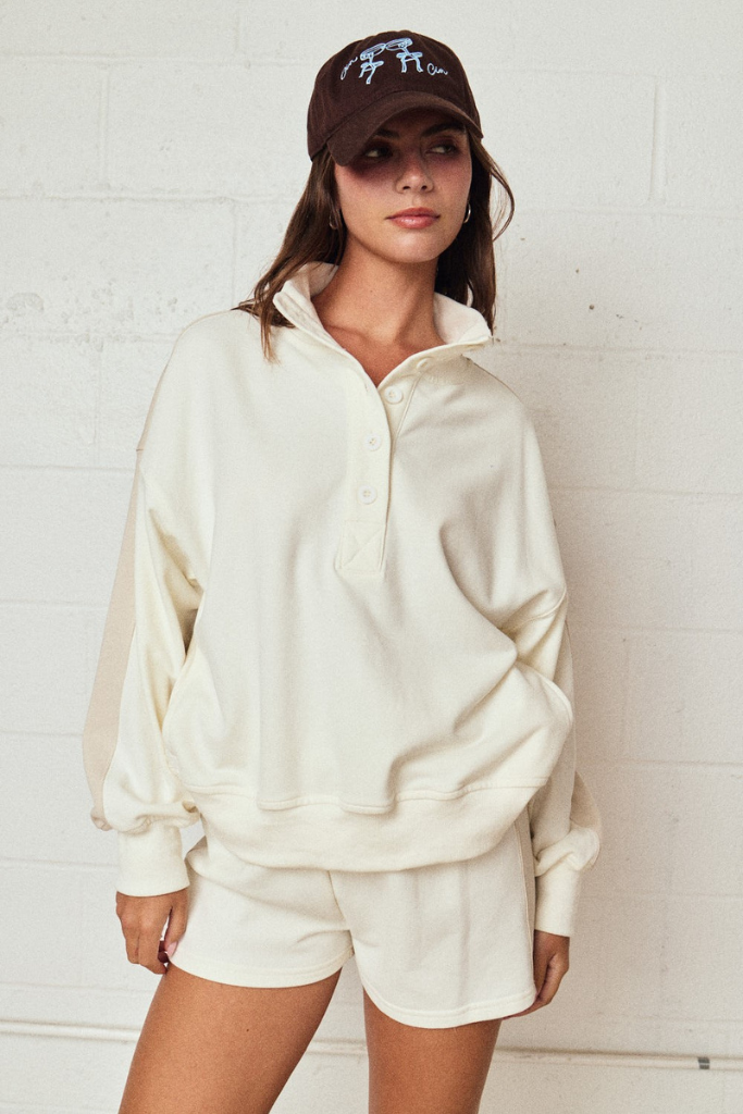 Chase Better Color Block Set - Off White/Taupe