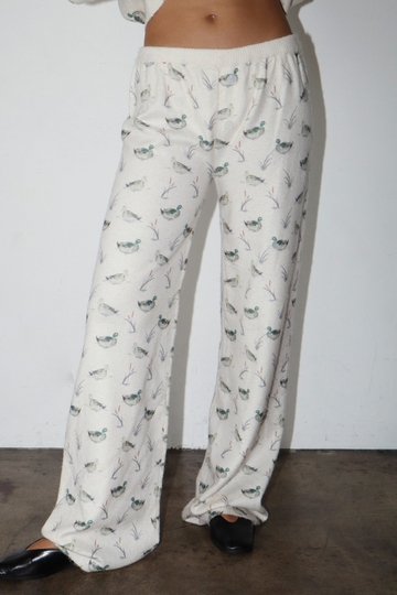 In Motion Duck Lounge Pants - Ivory