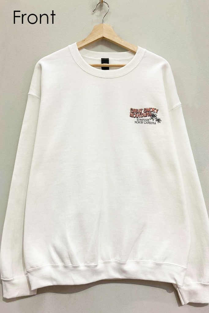 Smoky Mountains Sweatshirt - White