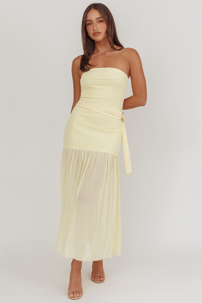 Make Memory Dress - Light Yellow