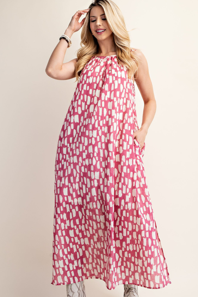 Rayna Maxi Dress - Pink