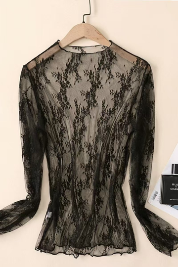 Darleen Lace Top - Black