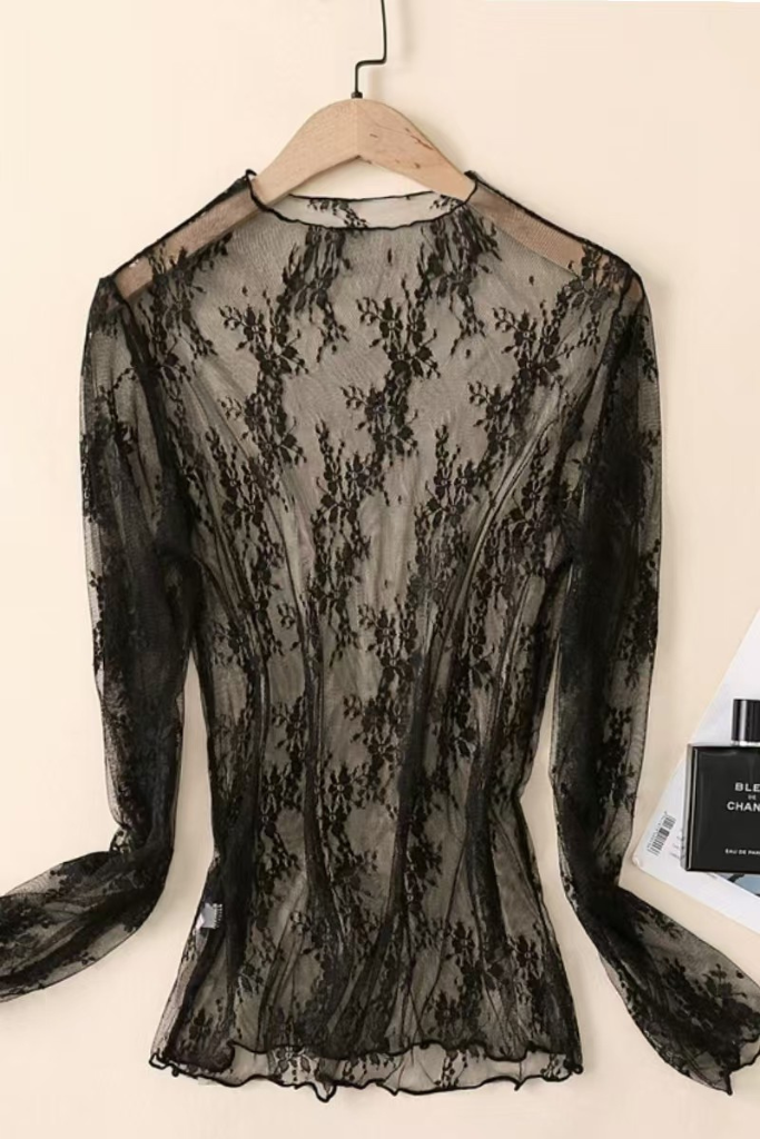 Darleen Lace Top - Black