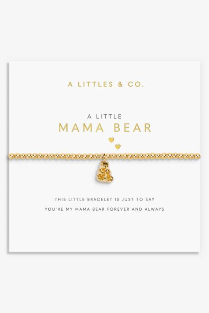 A Little "Mama Bear" Bracelet - Gold