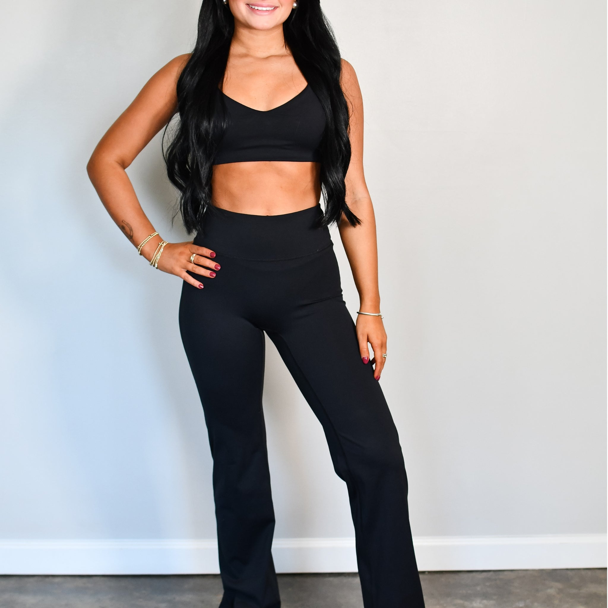 Tooloolah The Core Flare Leggings - Black