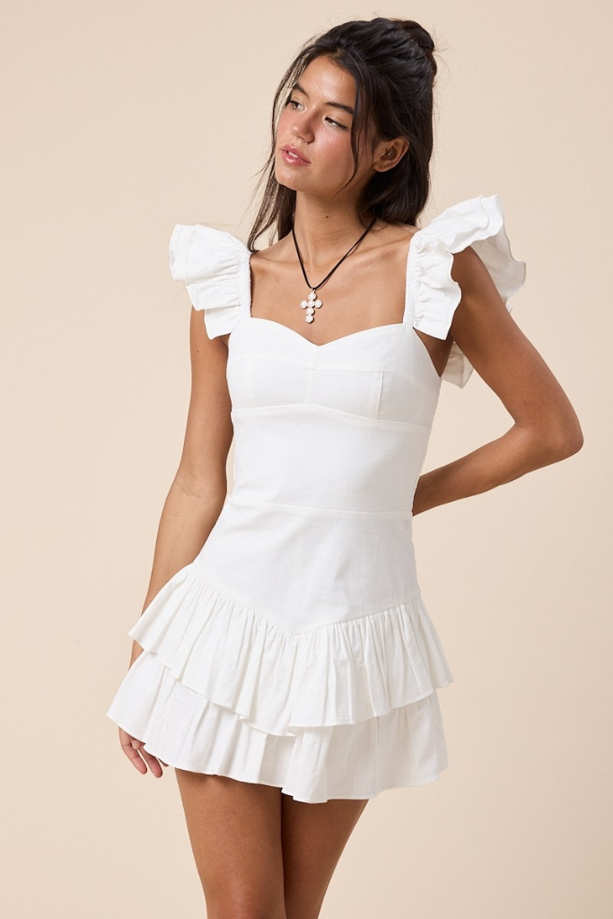 All I Want Dress - White