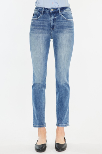 Annie Straight Leg Jeans - Medium Wash