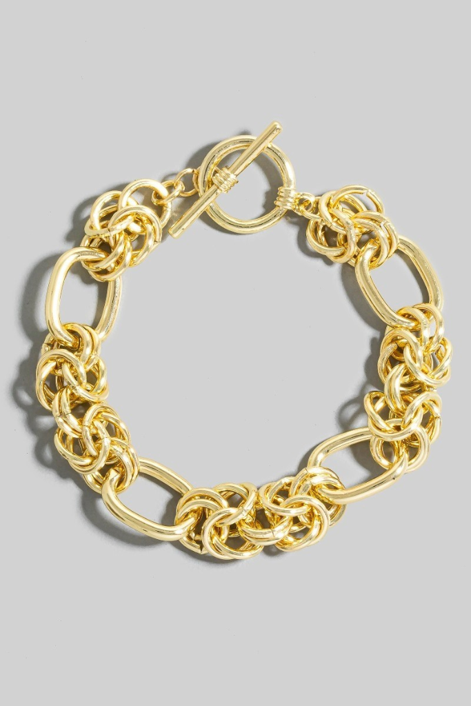 Erica Linked Bracelet - Gold