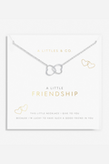 A Little 'Friendship' Necklace- Silver