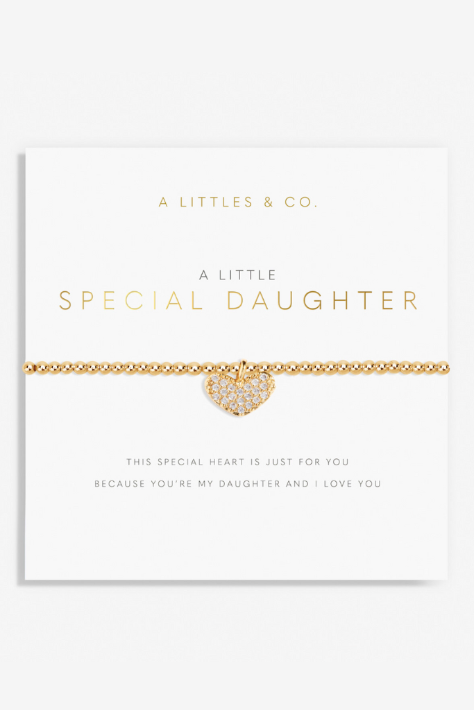 A Little &#039;Special Daughter&#039; Bracelet- Gold