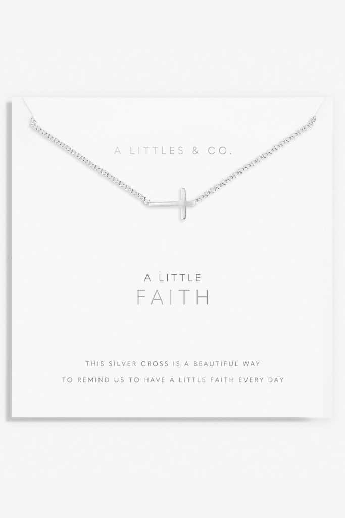 A Little &#039;Faith&#039; Necklace- Silver