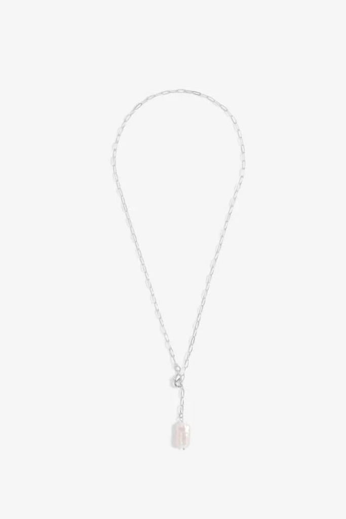 A Little Lumi Pearl Necklace - Silver