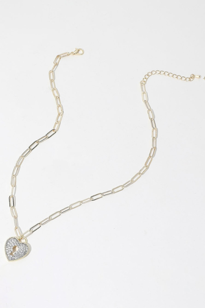 Locked In Necklace - Gold