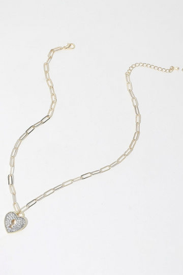 Locked In Necklace - Gold