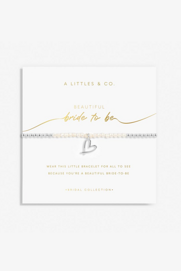 A Little Pearl 'Bride To Be ' Bracelet - Silver