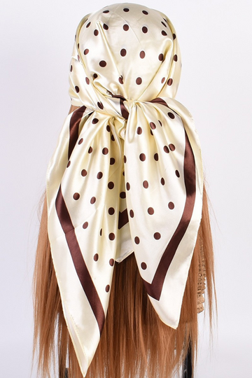 Spotted You Scarf - Beige