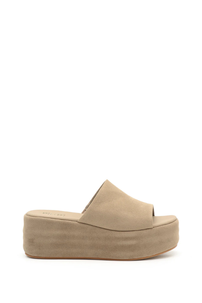Harbor Platform Sandal - Taupe