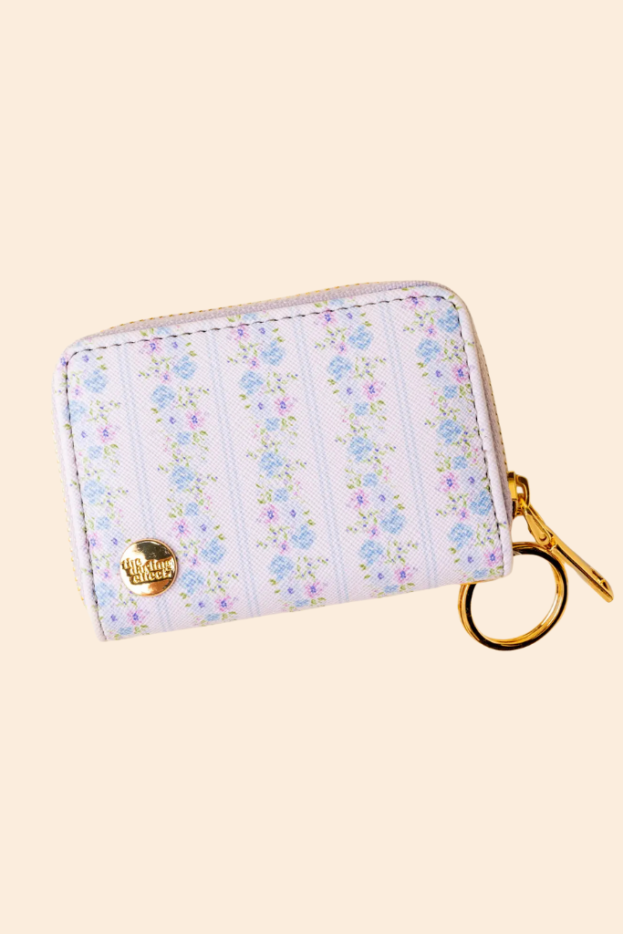 Zip Around Wallet - Petal Paradise Blue