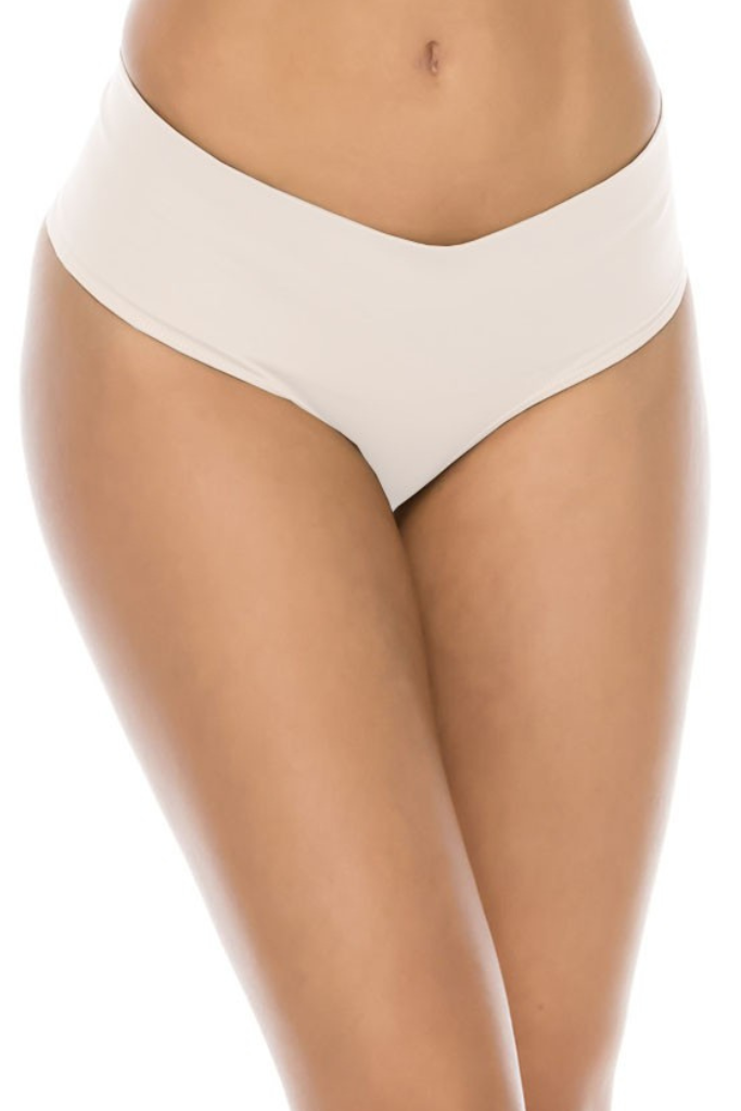 Play It Safe Thong Shapewear - White