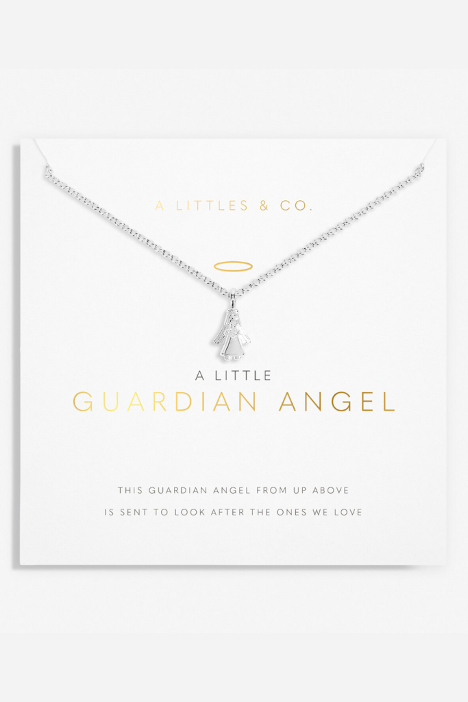 A Little &#039;Guardian Angel&#039; Necklace- Silver