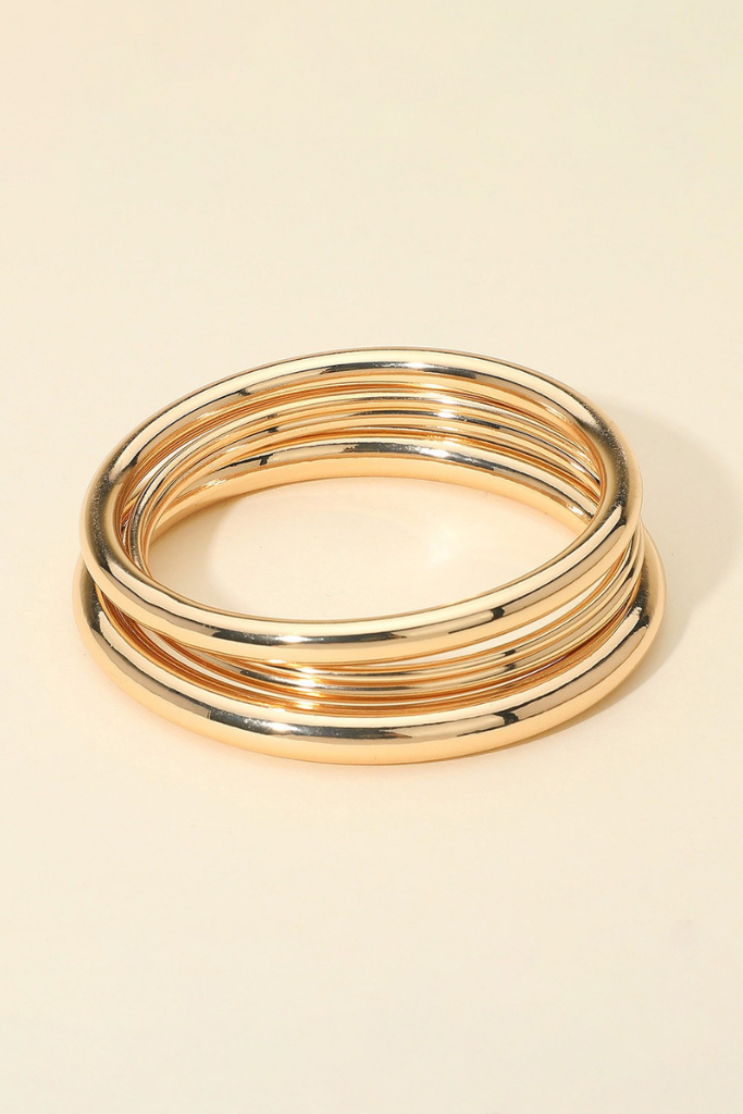 Us Forever Bangle Set - Gold
