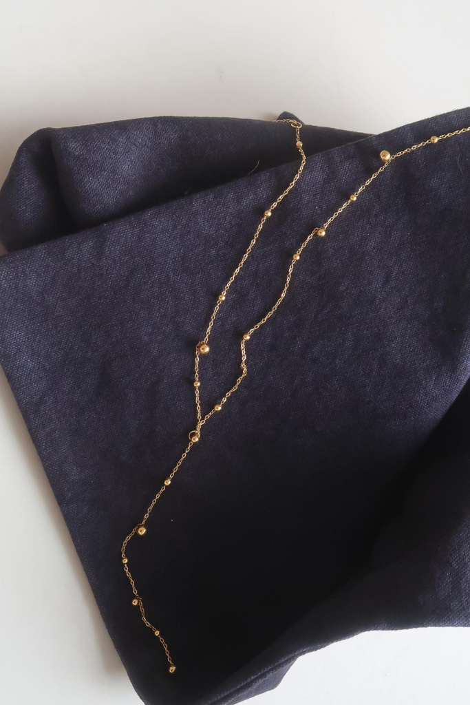 Brissie Y Lariat Necklace - Gold