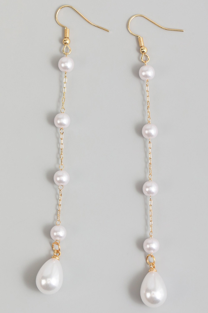 Bellatrix Pearl Earrings - Gold