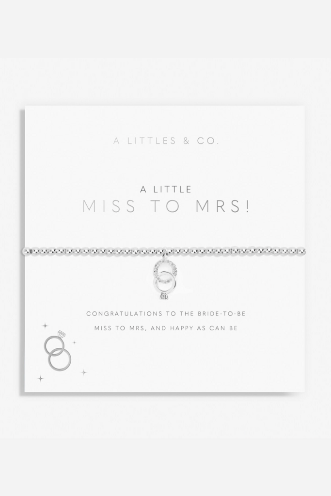 A Little &#039;Miss to Mrs!&#039; Bracelet- Silver