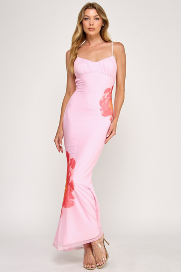 Run Wild Maxi Dress - Pink