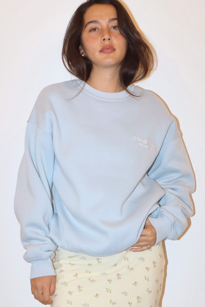 Amalfi Shore Sweatshirt - Ice Blue