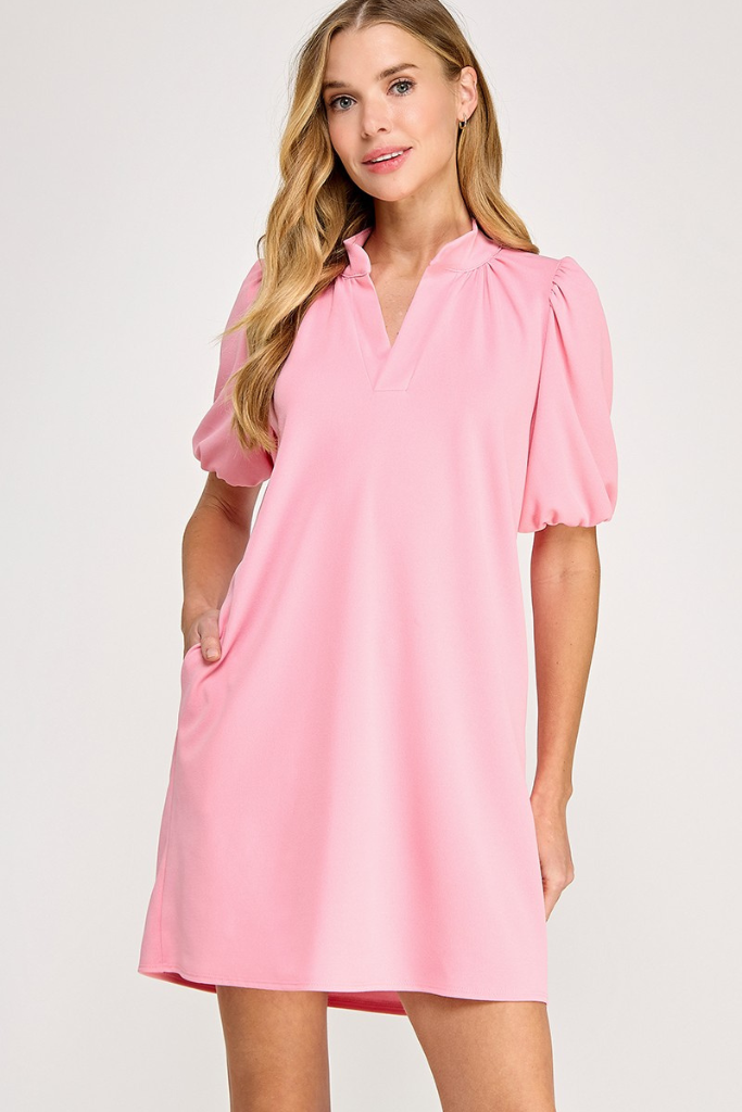 Better Days Dress - Baby Pink
