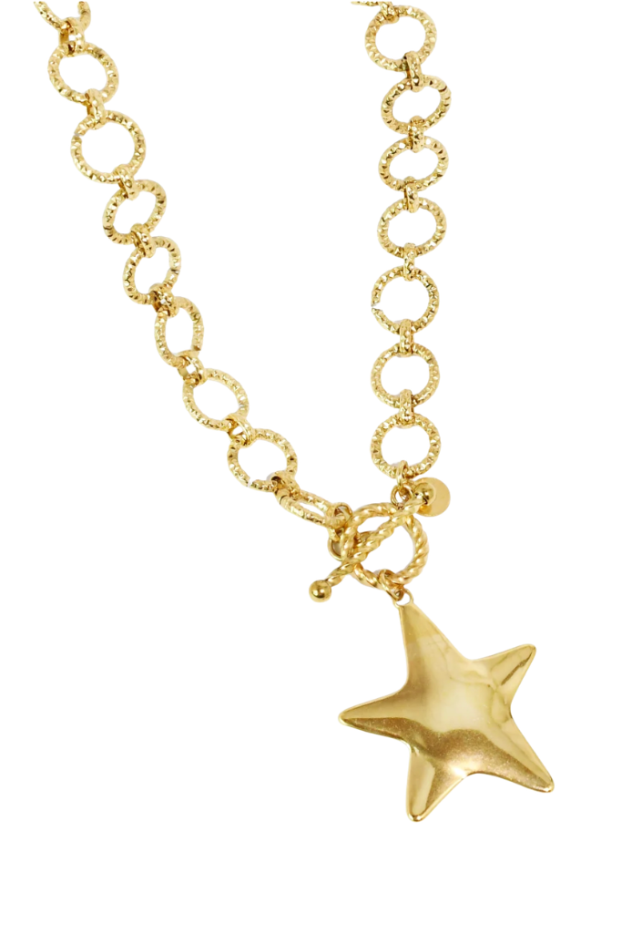 Glowing Star Necklace - Gold