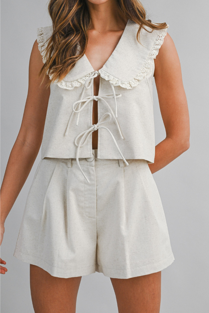 Trishell Linen Set - Oatmeal