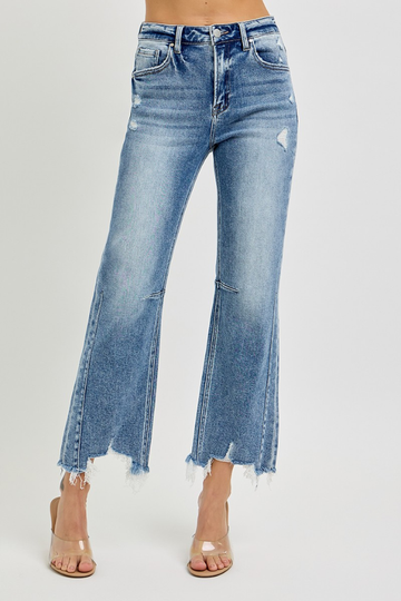 Go Flex Straight Leg Jeans - Medium Wash