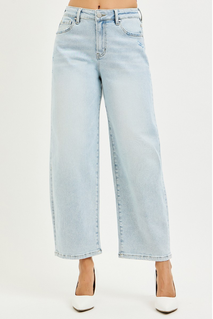 Kolly Barrel Jeans - Light Wash