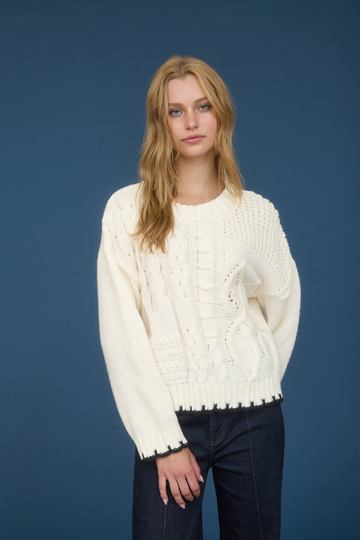 Perfect Pace Sweater - Cream
