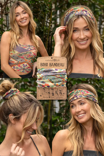 Full Boho Bandeau - Mandala Polk Patchwork