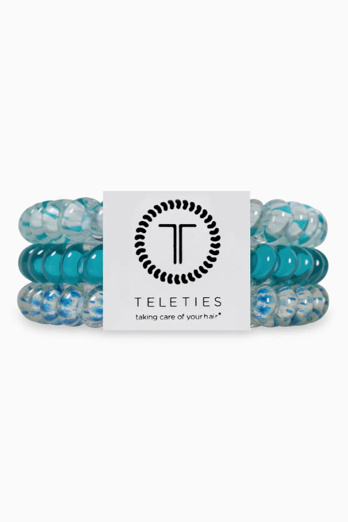 TELETIES Small Spiral Hair Coils - Soft Surf