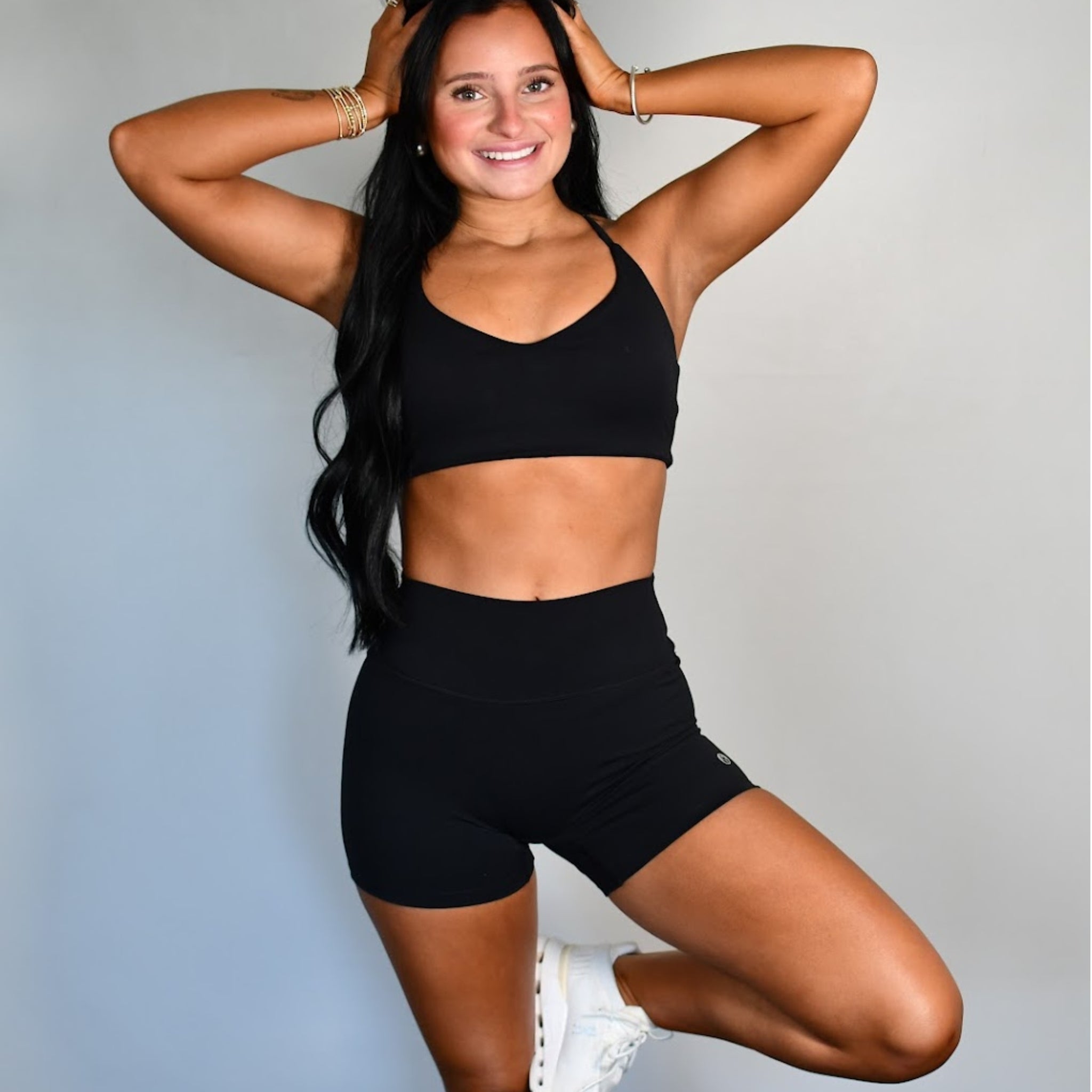 Tooloolah The Core Racerback Bra - Black