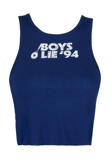 Boys Lie '94 Beegee Tank  - Navy Blue